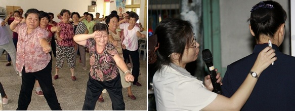A community health center is run by Dalin Tzu Chi Hospital for the past 10 years. The center not only provides weekly exercise classes but also health knowledge seminar by medical professions.